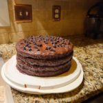 chocolate frosted chocolate layer cake
